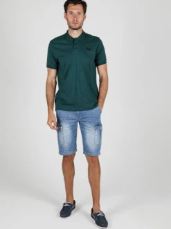 Gian Marco Venturi Polo da uomo in cotone a maniche corte