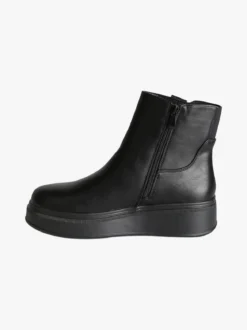 Gian Marco Venturi Stivaletti minimal da donna con platform e dettaglio gioiello - nero