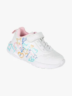 Giardino D'Oro Sneakers da bambina con cinturino a strappo - bianco