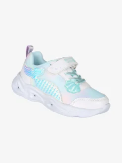 Giardino D'Oro Sneakers da bambina con luci e cinturino a strappo - azzurro