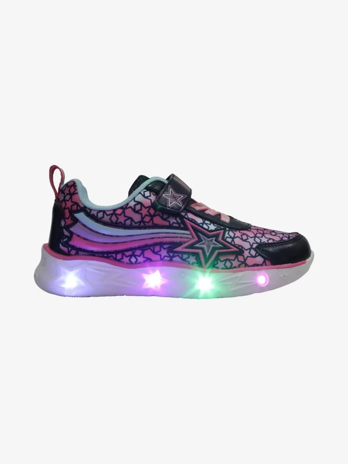 Giardino D'Oro Sneakers da bambina con strappo e luci