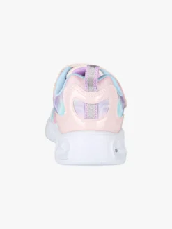 Giardino D'Oro Sneakers da ragazza con strappo e luci - rosa