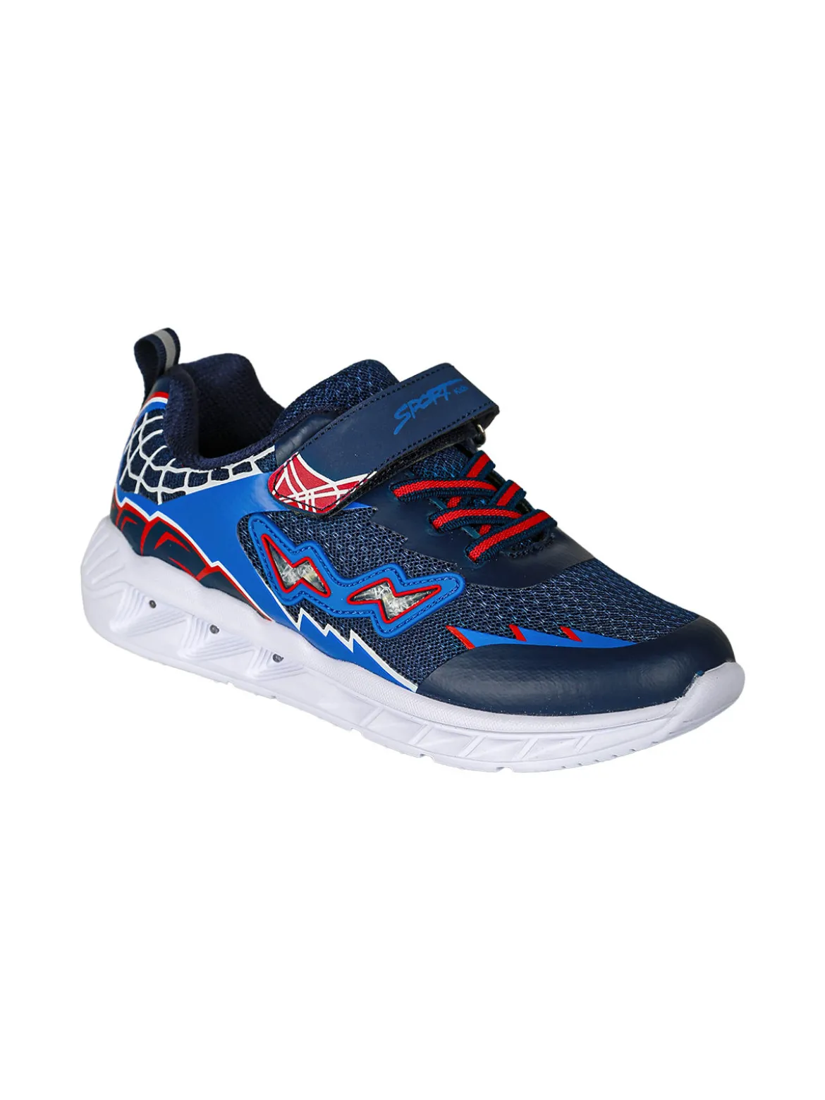 Giardino D'Oro Sneakers da ragazzo con luci e cinturino a strappo - blu