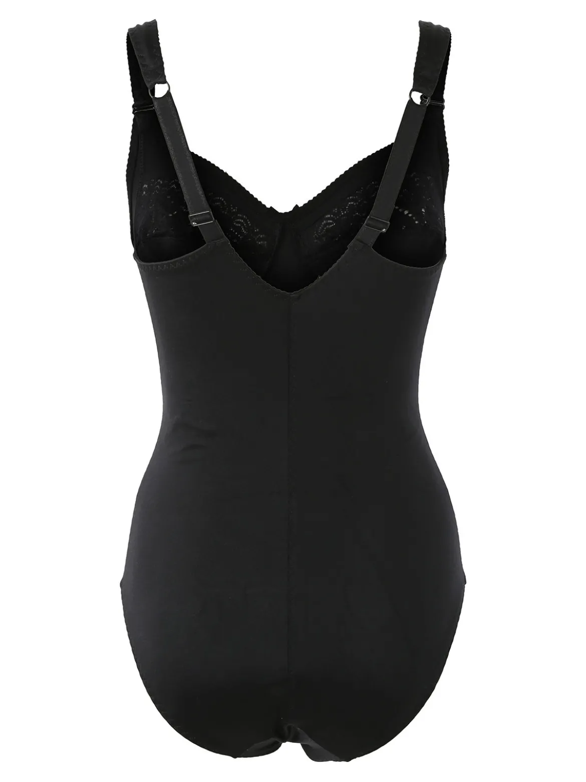 Gios 978 Body donna con pizzo COPPA B - nero