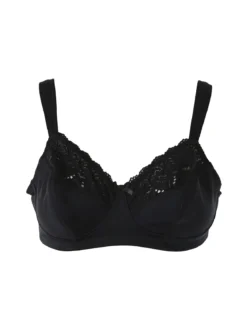 Gios 973 Reggiseno con coppe foderate in cotone COPPA B - nero