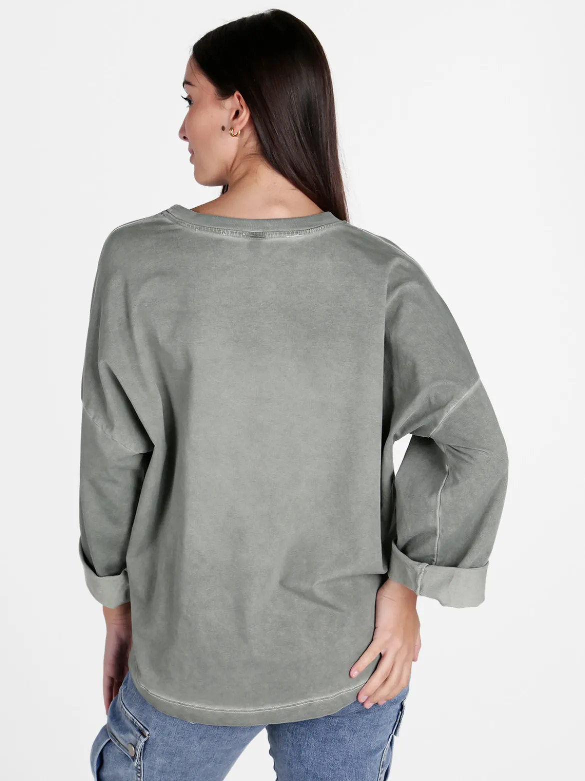 Gioya Felpa leggera da donna oversize