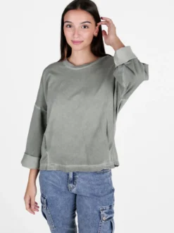 Gioya Felpa leggera da donna oversize