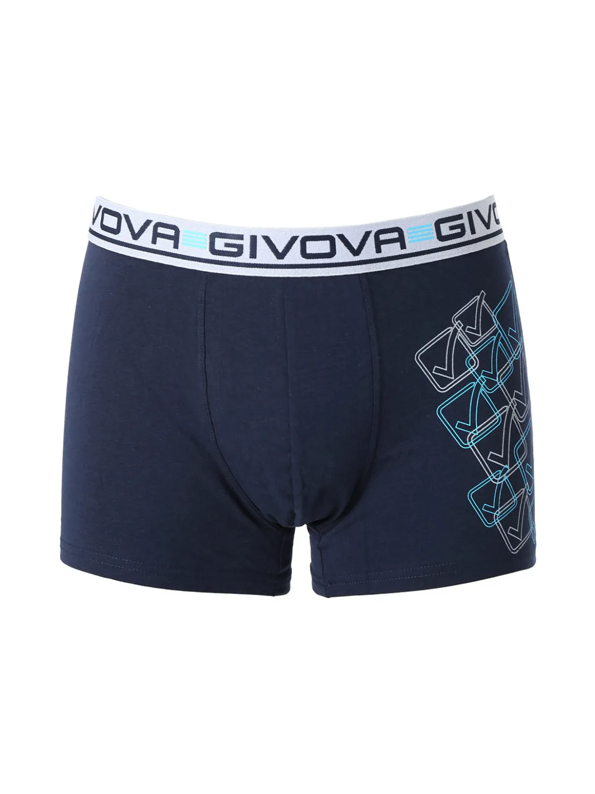 Givova Boxer da uomo in cotone bielastico - blu scuro