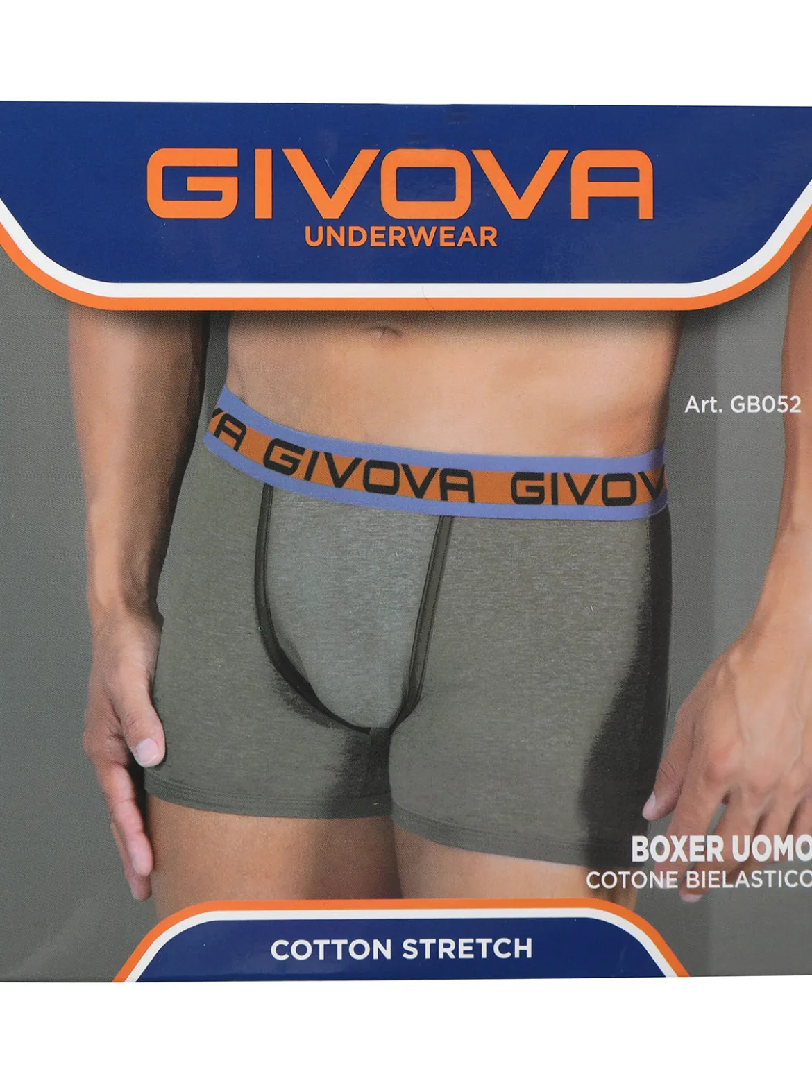 Givova Boxer uomo in cotone bielastico