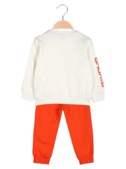 Givova Completo 2 pezzi da neonata con felpa e pantaloni tuta - rosso