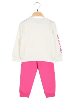 Givova Completo 2 pezzi da neonata con felpa e pantaloni tuta - fucsia
