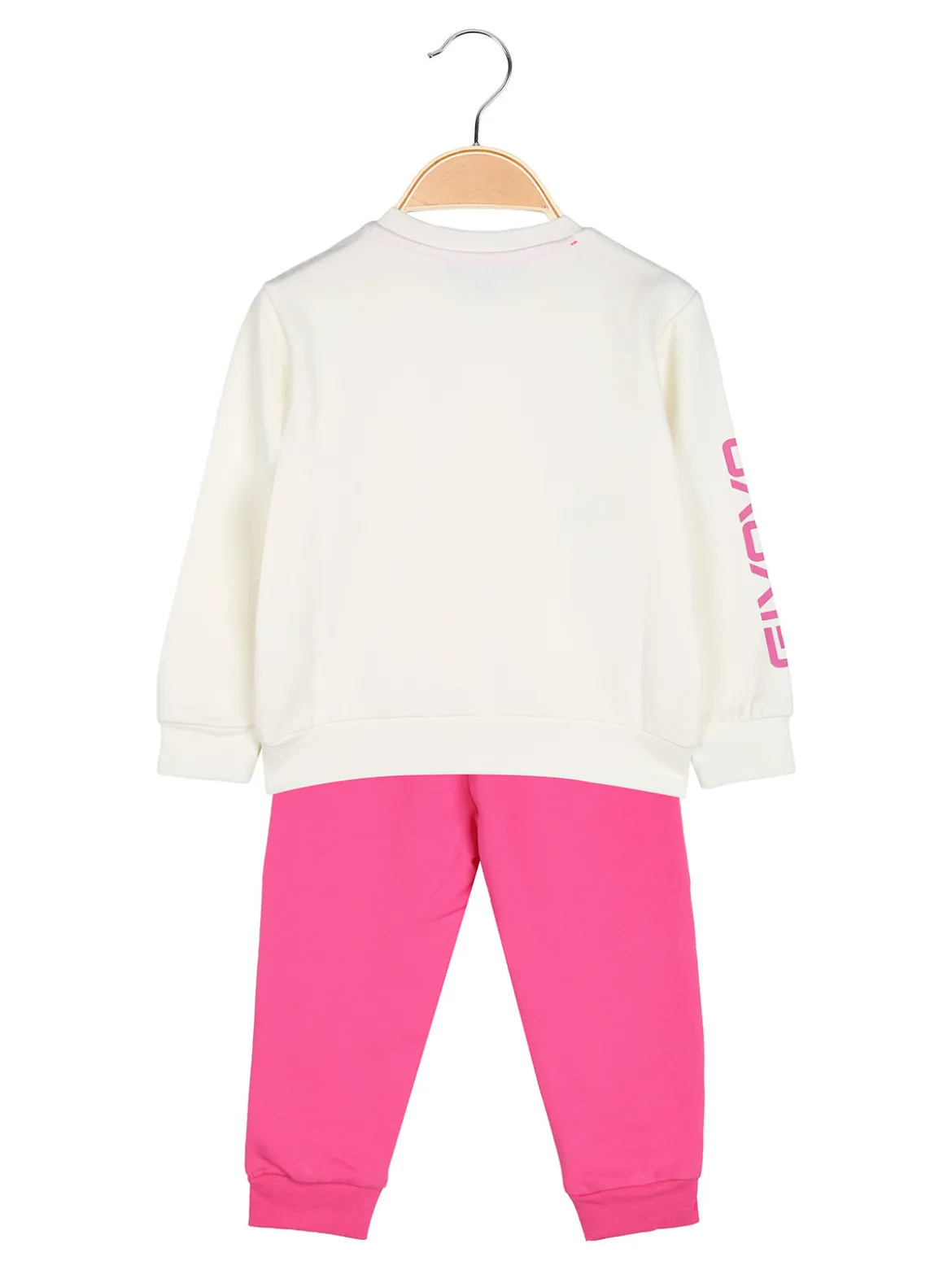 Givova Completo 2 pezzi da neonata con felpa e pantaloni tuta - fucsia