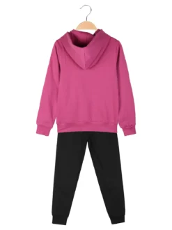 Givova Completo tuta da bambina 2 pezzi con cappuccio - rosa