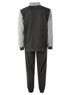 Givova Completo tuta da uomo full zip in cotone - antracite