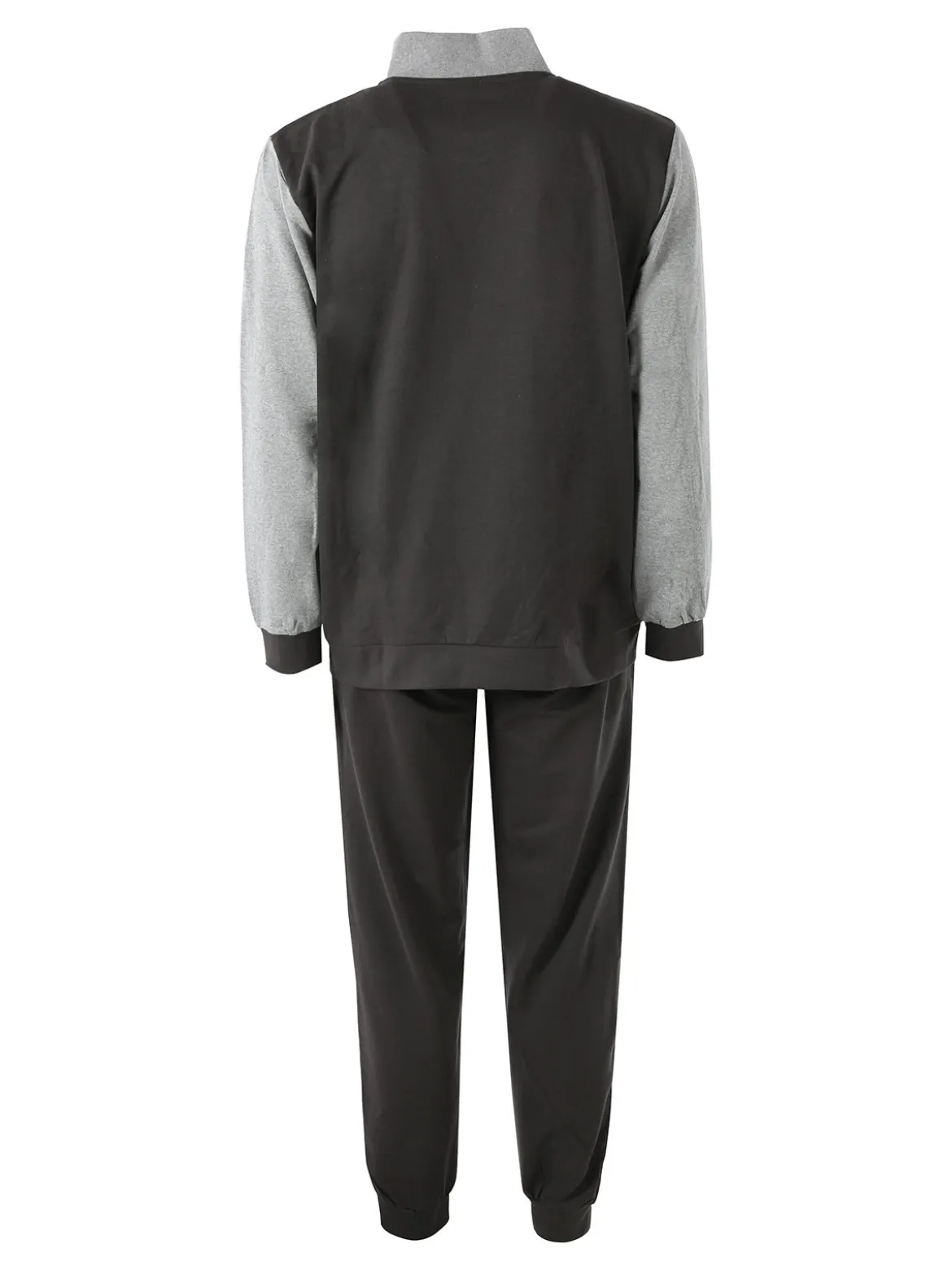 Givova Completo tuta da uomo full zip in cotone - antracite