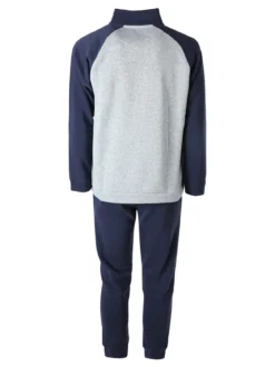 Givova Completo tuta felpata da uomo 2 pezzi full zip - grigio