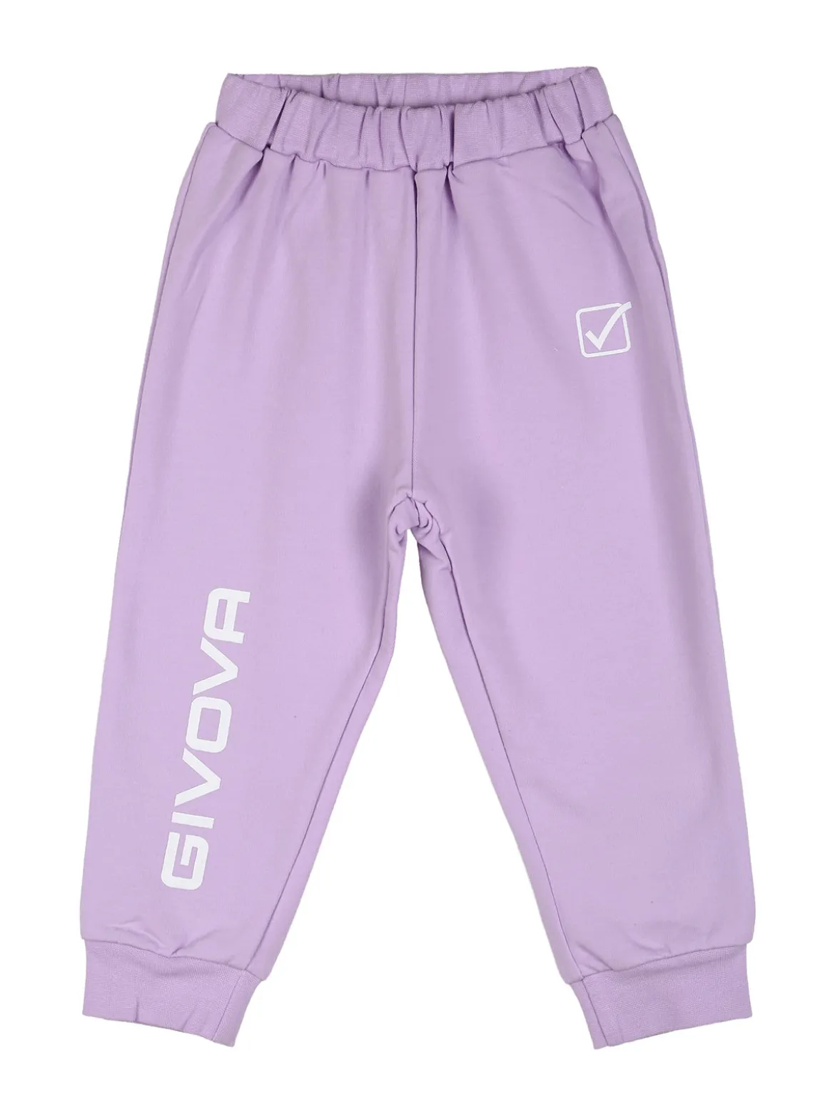 Givova Completo tuta 2 pezzi da neonata con cappuccio e zip - lilla