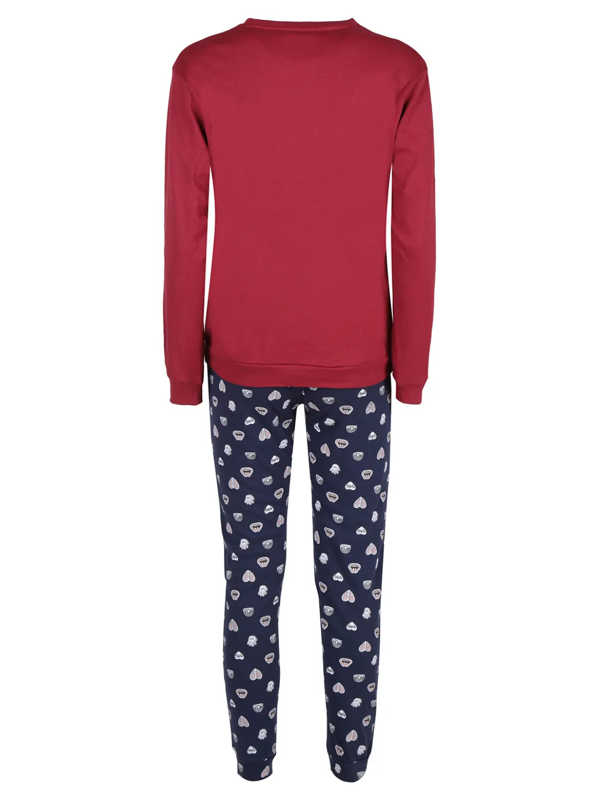 Givova Pigiama lungo da donna in cotone interlock