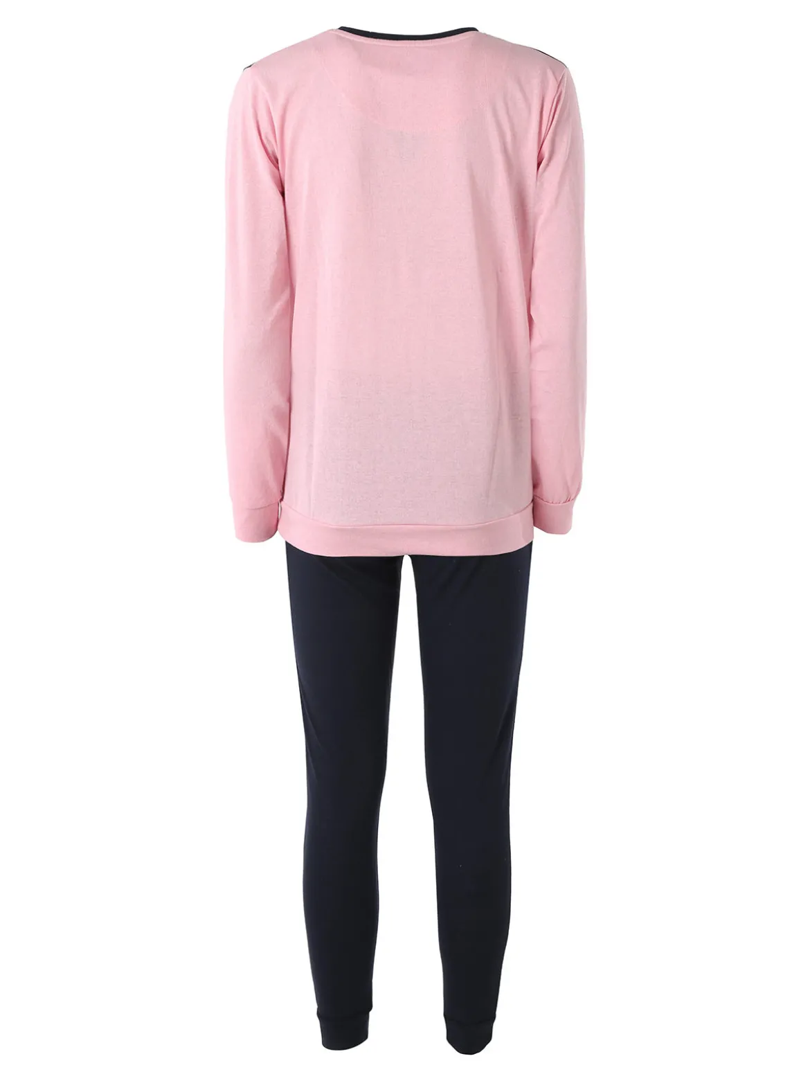 Givova Pigiama lungo da donna in misto cotone - blu scuro
