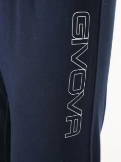 Givova Pigiama lungo da uomo in misto cotone - blu