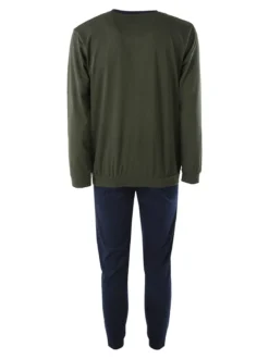 Givova Pigiama lungo da uomo in misto cotone - militare
