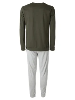 Givova Pigiama lungo da uomo in misto cotone - militare