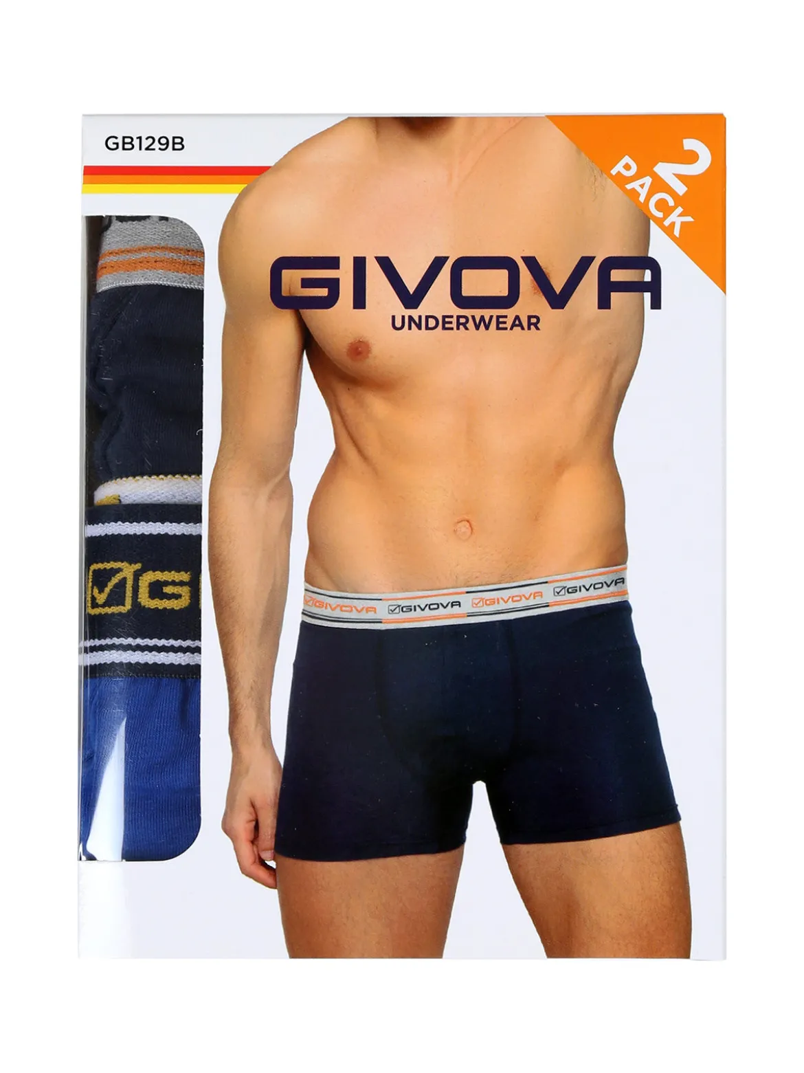 Givova Set di 2 boxer uomo