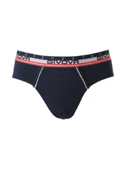 Givova Slip da uomo in cotone bielastico - blu scuro