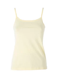 Givova Top donna in cotone bielastico con spalline sottili - giallo