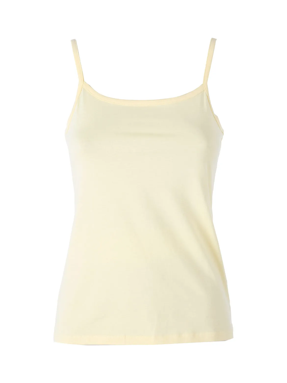 Givova Top donna in cotone bielastico con spalline sottili - giallo
