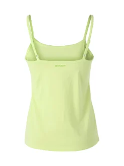 Givova Top donna in cotone bielastico con spalline sottili - verde chiaro