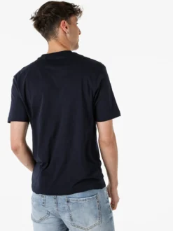 Givova T-shirt da uomo in cotone con logo - blu scuro