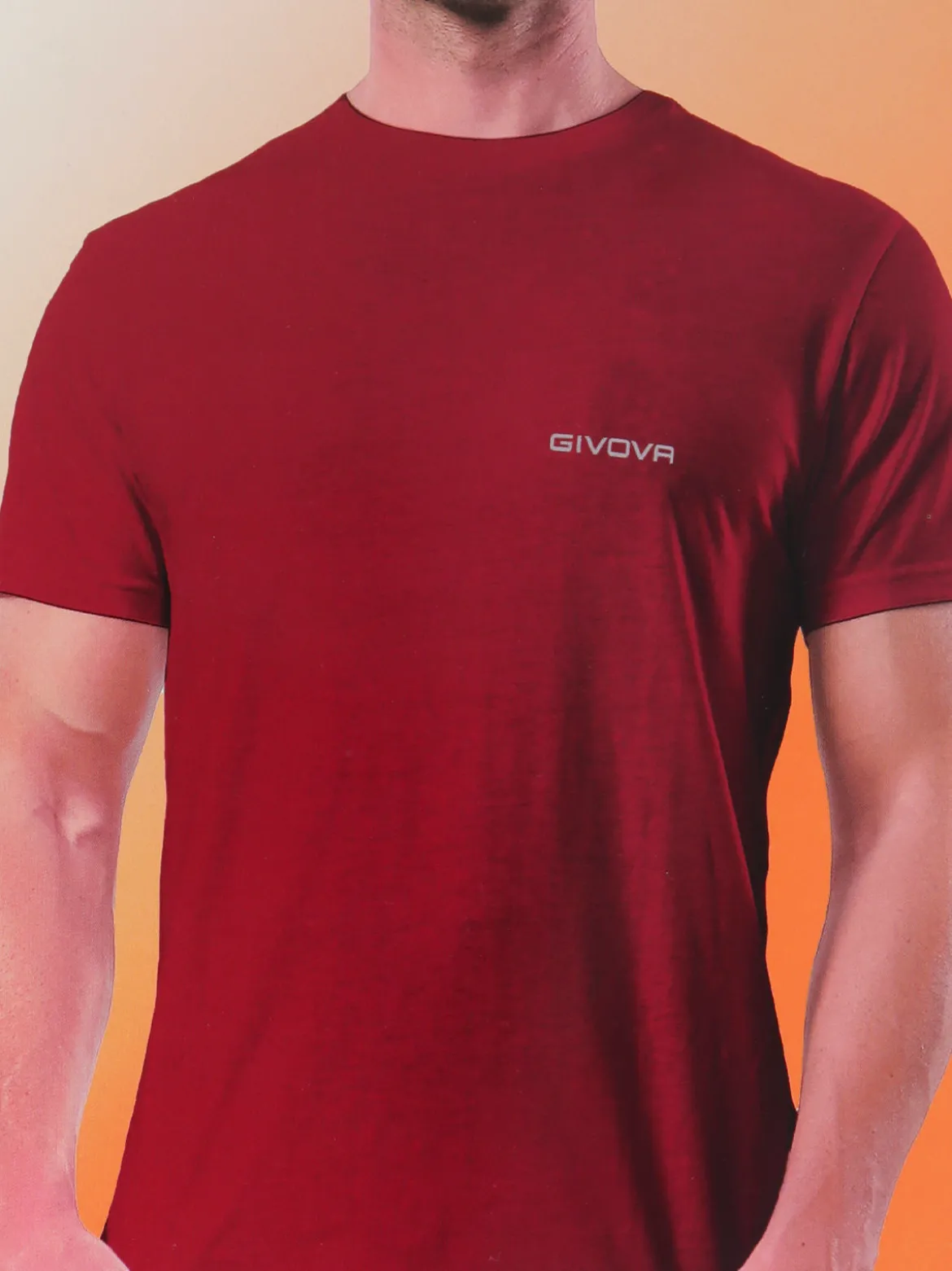 Givova T-shirt intima da uomo girocollo in cotone
