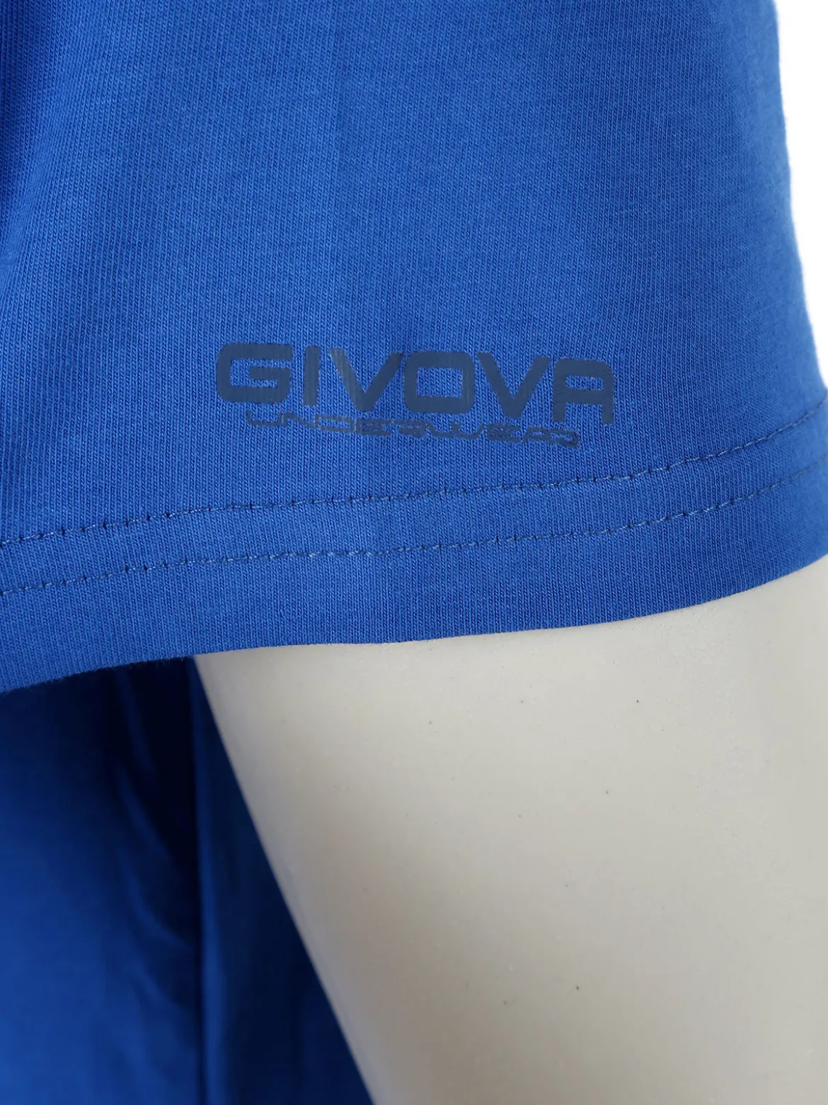 Givova T-shirt intima da uomo in cotone bielastico - bluette
