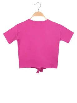 Givova T-shirt manica corta da bambina con nodo