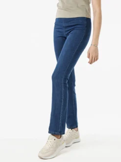 Gladys Jeggings donna elasticizzato a zampa - blu