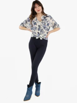Gladys Leggings da donna traspirante effetto pancia piatta