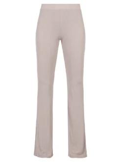 Gladys Leggings donna leggeri con finale a zampa e spacco laterale