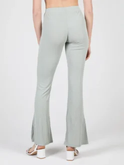Gladys Leggings donna leggeri con finale a zampa e spacco laterale