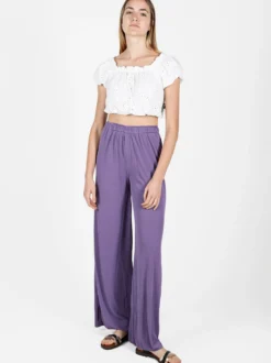 Gladys Pantaloni donna leggeri a palazzo
