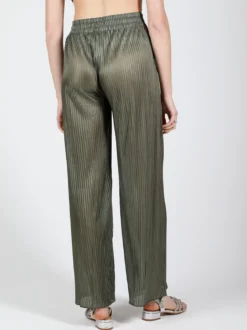 Gladys Pantaloni donna leggeri a palazzo plissettati