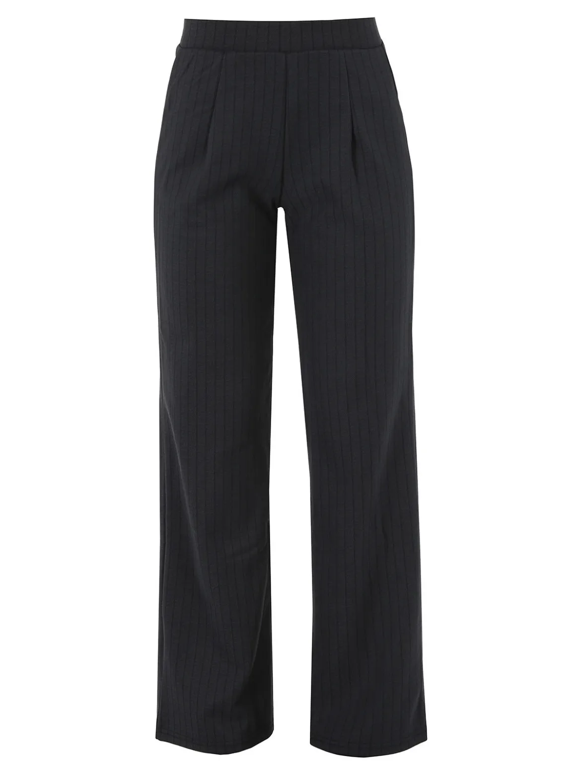 Gladys Pantaloni donna morbidi a gamba larga - nero