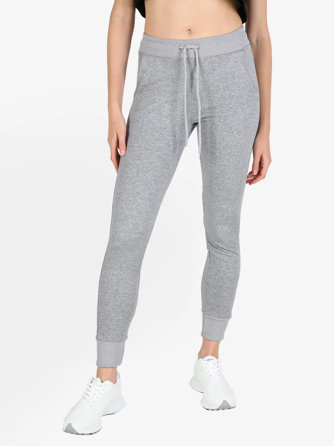 Gladys Pantaloni tuta da donna con coulisse e polsini