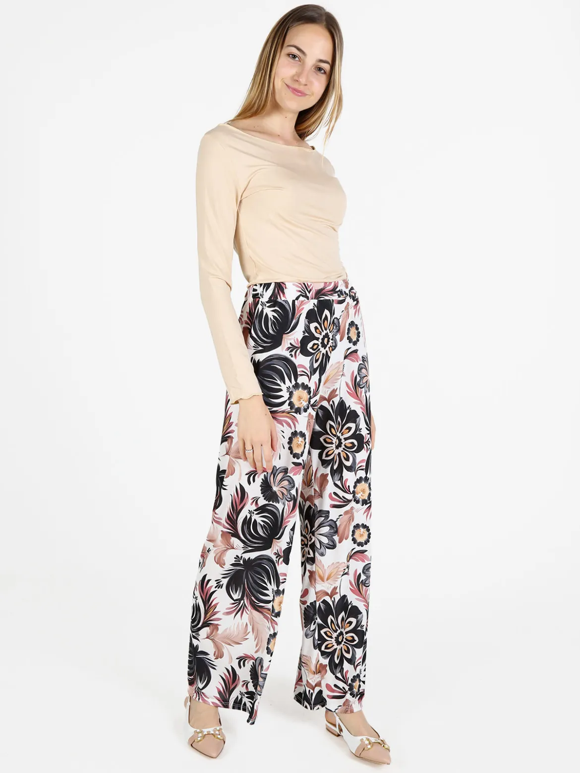 Gladys T-shirt donna a maniche lunghe in viscosa