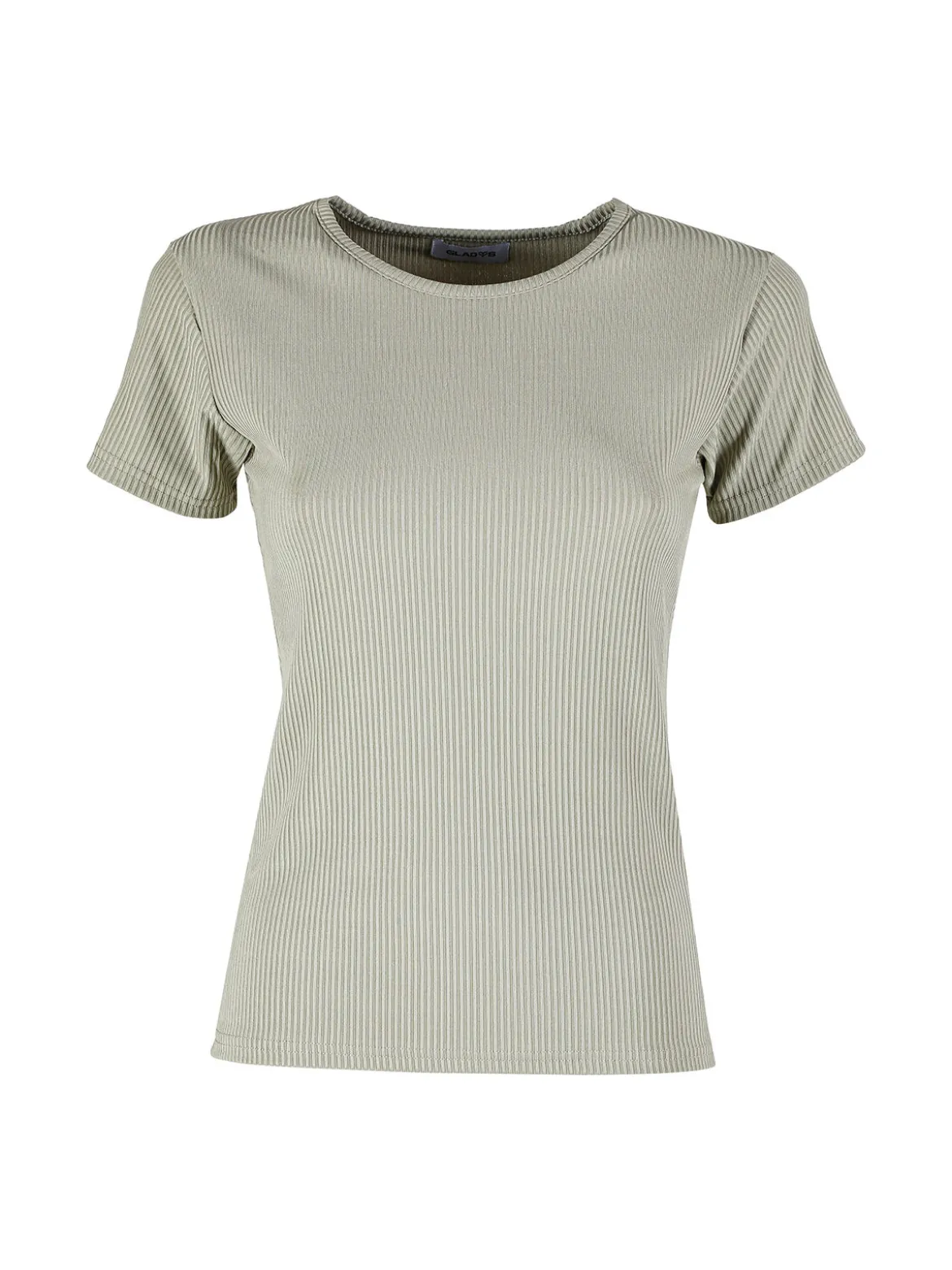 Gladys T-shirt donna girocollo a costine
