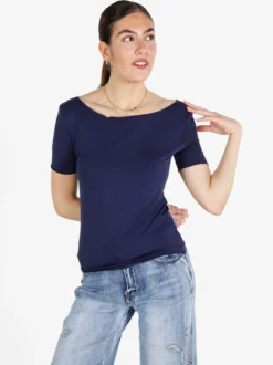 Gladys T-shirt donna girocollo in viscosa
