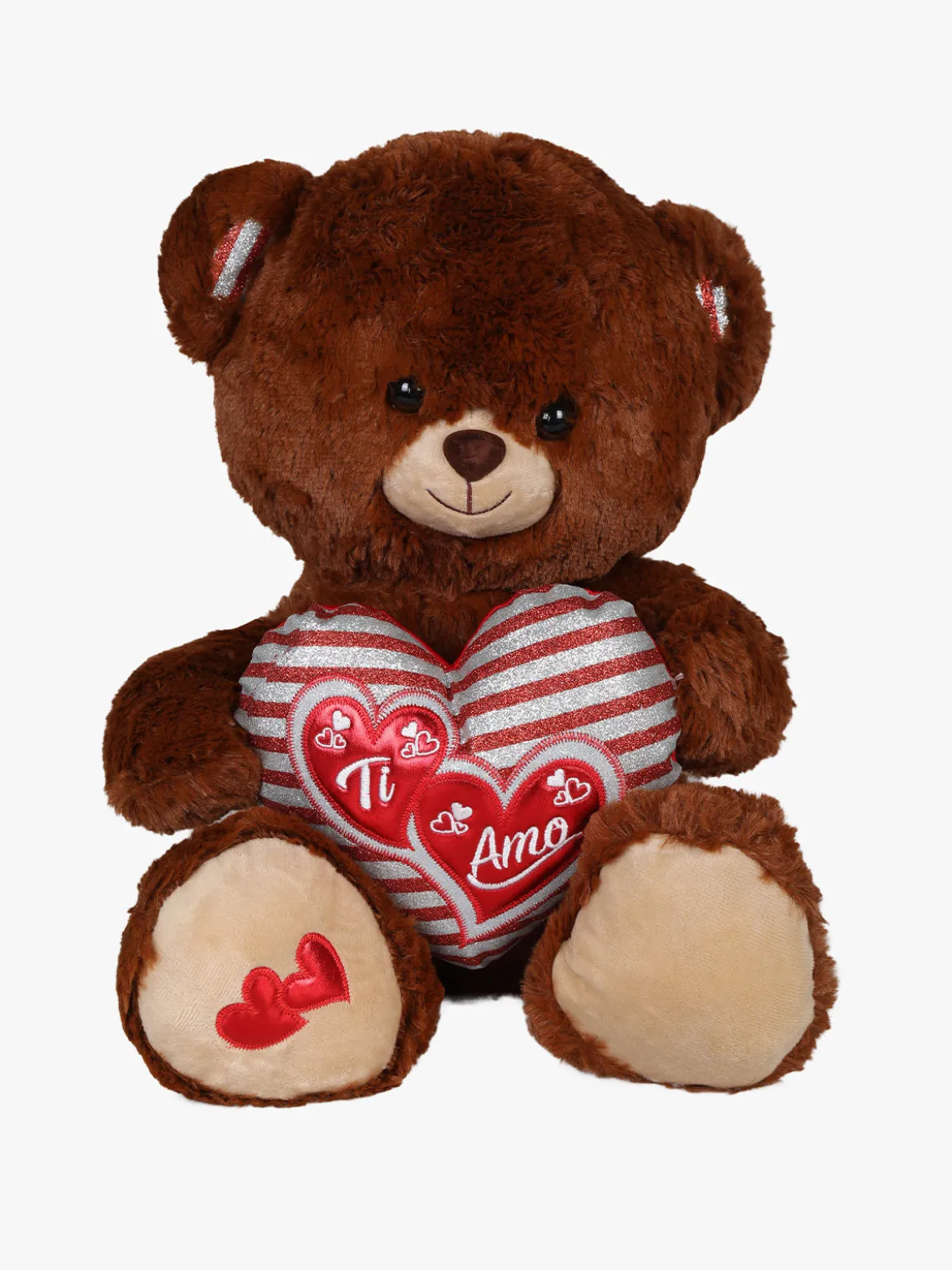 Glammy Orsacchiotto di peluche San Valentino con cuore "ti amo"