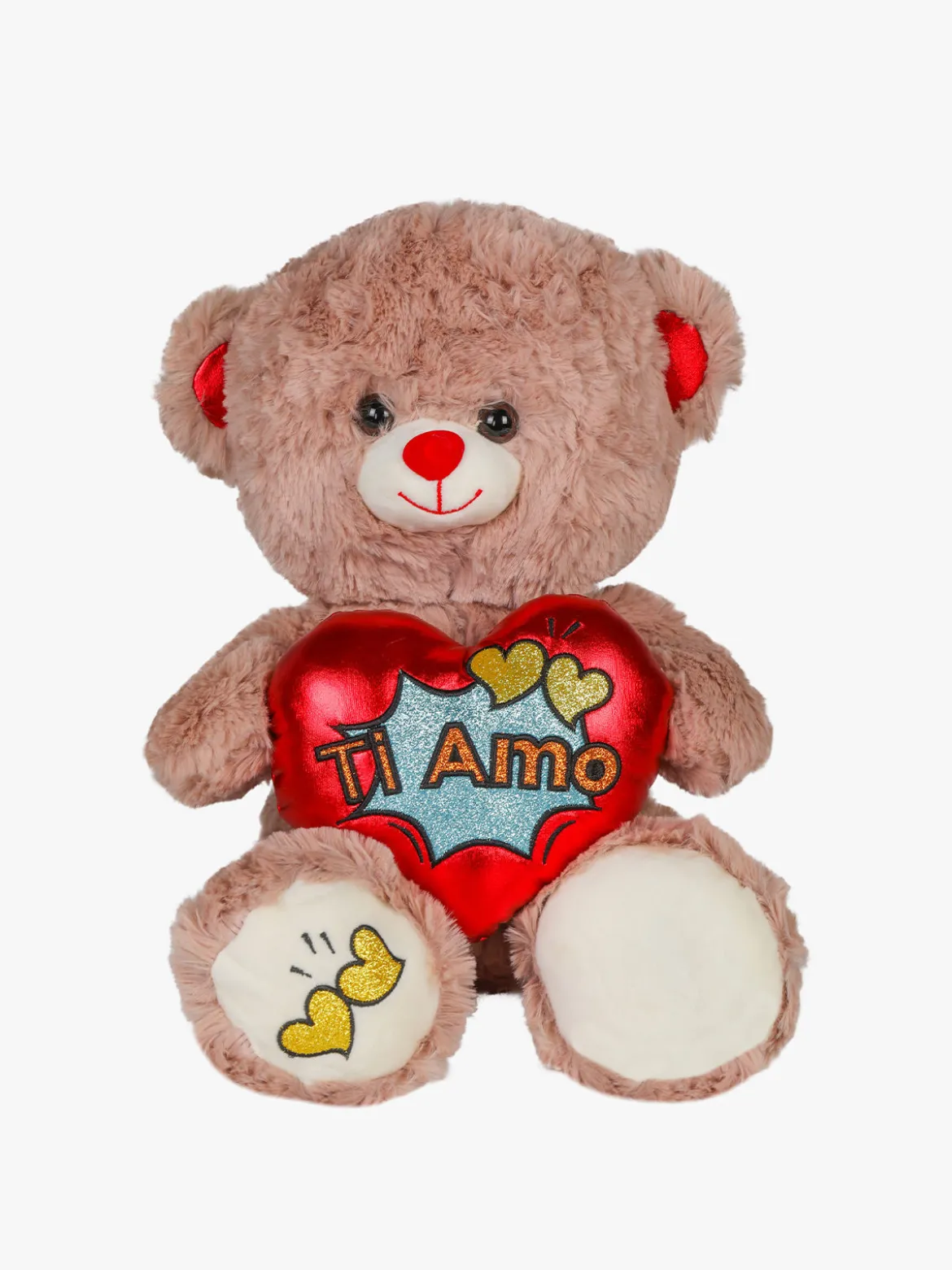 Glammy Peluche San Valentino con cuore "TI AMO"