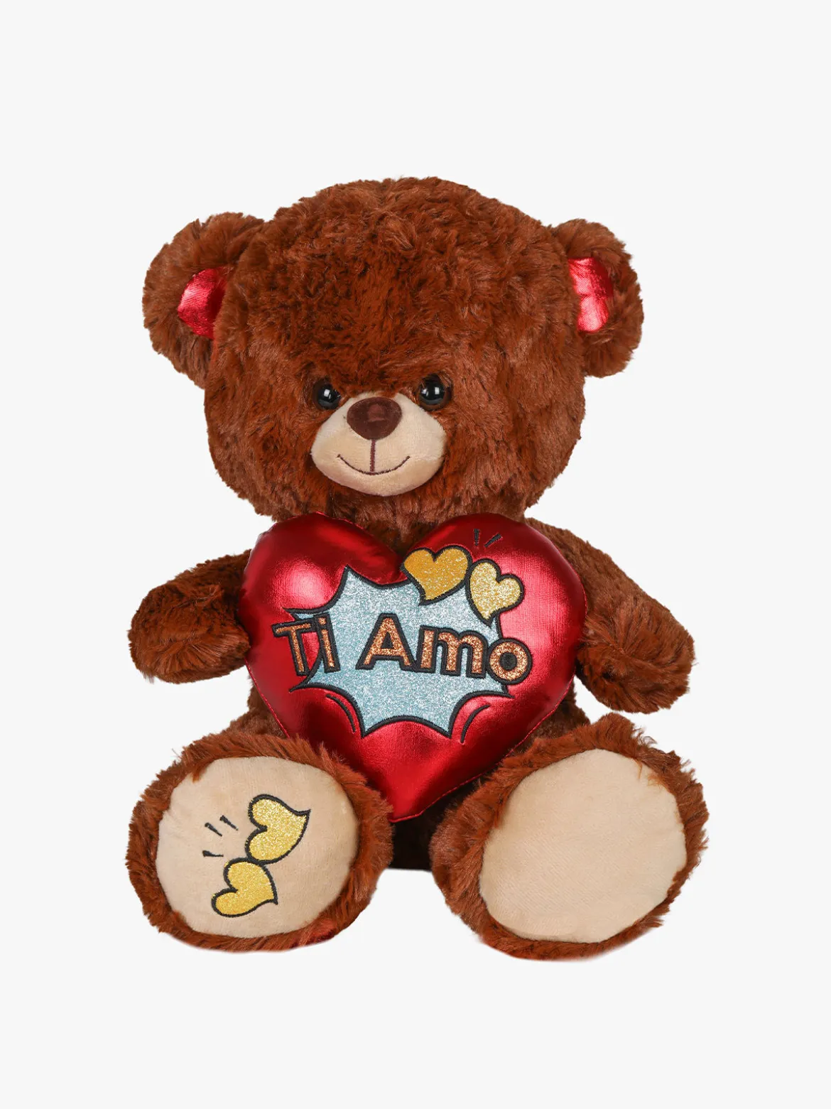 Glammy Peluche San Valentino con cuore "TI AMO"