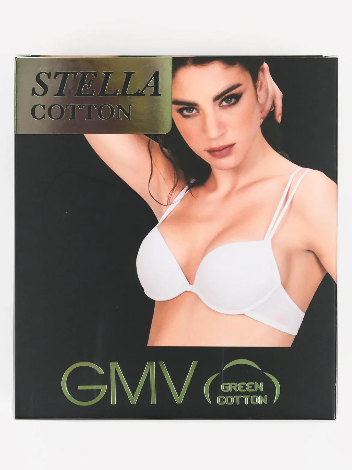 Gmv STELLA Reggiseno push up in cotone COPPA B
